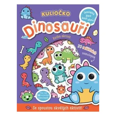 Kuliočko Dinosauři 20 reliéfních samolepek