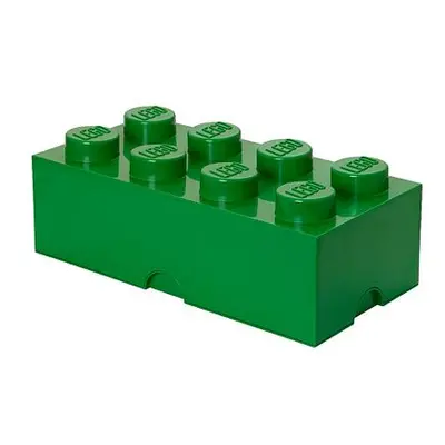 LEGO úložný box 8 - tmavě zelená