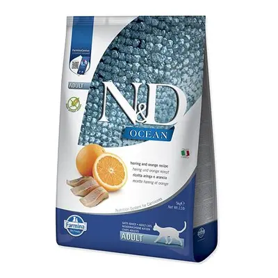 N&D OCEAN CAT HERRING&ORANGE ADULT 5kg