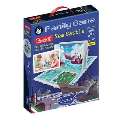 Quercetti Family Game Sea Battle – strategická hra Lodě (námořní bitva)