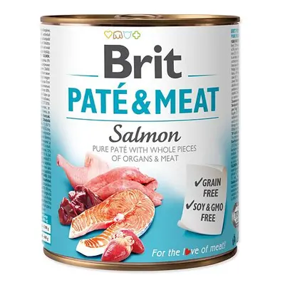 Konzerva BRIT Paté & Meat Salmon 800 g