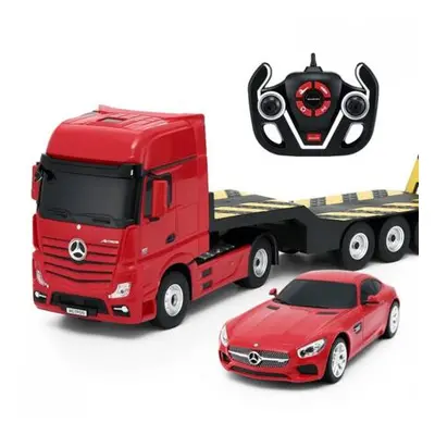 Rastar R/C auto Mercedes-Benz Actros + AMG GT (1:24)