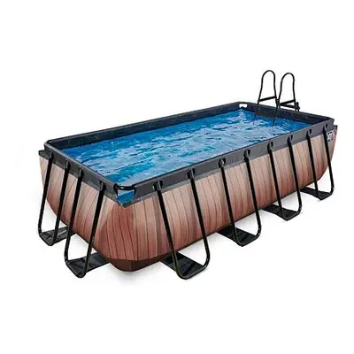 EXIT Frame Pool 4x2x1m (12v Cartridge filter) – Timber Style