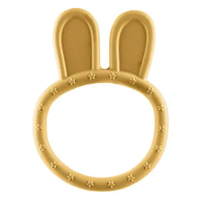 Zopa Silikonové kousátko Rabbit, žluté