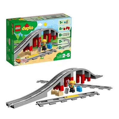 LEGO DUPLO Town 10872 Doplňky k vláčku – most a koleje