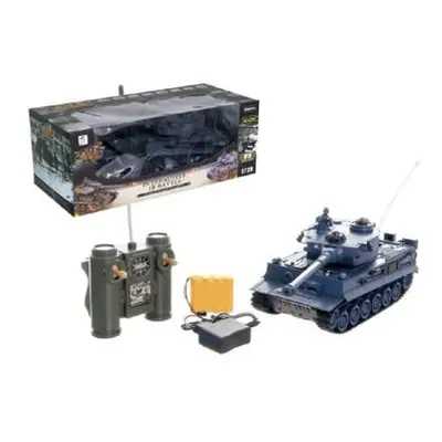 Teddies tank RC Tiger na baterie + dobíjecí pack