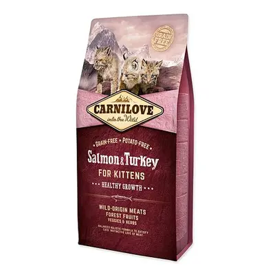 CARNILOVE Salmon and Turkey Kittens Healthy Growth 6 kg