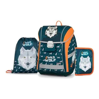 Oxybag Školní set 3ks PREMIUM LIGHT vlk