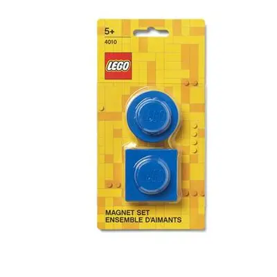 LEGO magnetky, set 2 ks - modrá