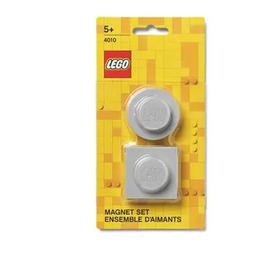 LEGO magnetky, set 2 ks - šedá