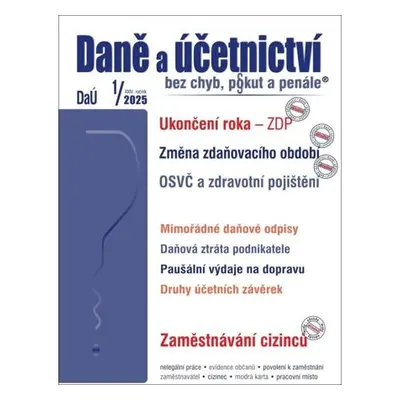 DaÚ 1/2025 Ukončení roka – ZDP