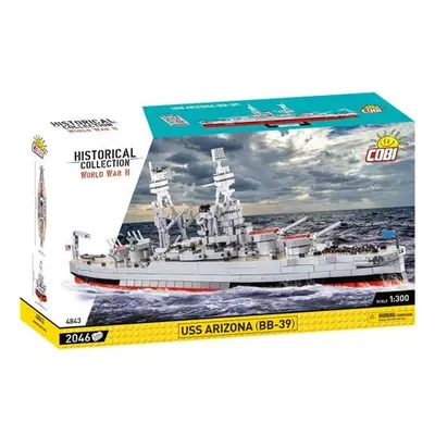 Cobi 4843 Bitevní loď USS Arizona BB-39