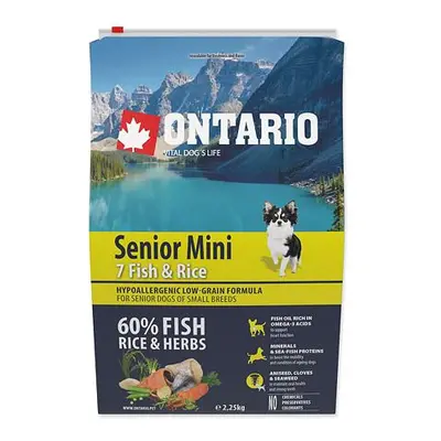 ONTARIO Senior Mini Fish & Rice 2.25 kg