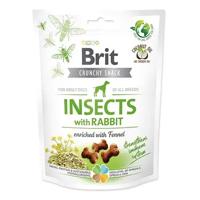 Brit Care Dog Crunchy Cracker. Insects with Rabbit enriched with Fennel 200 g