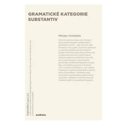 Gramatické kategorie substantiv