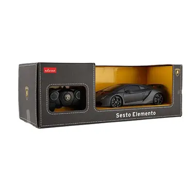 TEDDIES Auto RC Lamborghini Sesto Elemento plast 23cm 2,4GHz na dálk. ovládání na baterie