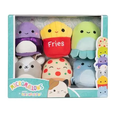 SQUISHMALLOWS Micromallows 6Pack - Lochneska, Chobotnice, Hranolky, Pizza, Kozel, Brouk