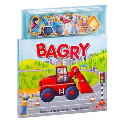 Bagry - Knížka s magnetkami