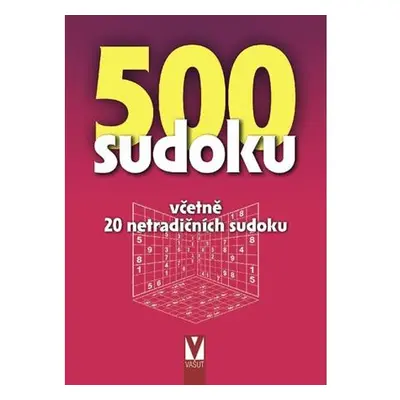 500 sudoku - červená obálka