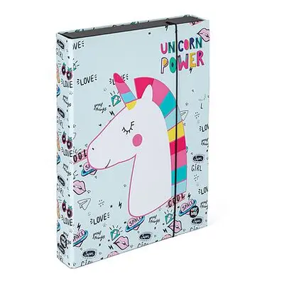 Oxybag Box na sešity A4 Jumbo Unicorn iconic