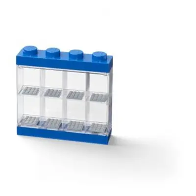 LEGO sběratelská skříňka na 8 minifigurek - modrá