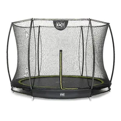 EXIT TOYS Silhouette pozemní trampolína ø244cm s ochrannou sítí - černá