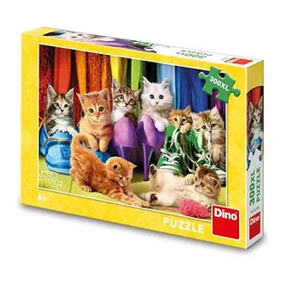 Dino BAREVNÁ KOŤÁTKA 300 XL Puzzle