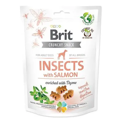 Brit Care Dog Crunchy Cracker. Insects with Salmon enriched with Thyme 200 g