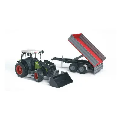 Bruder Traktor Claas Nectis + čelní nakladač + sklápěcí vůz