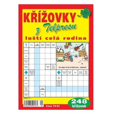 Křížovky z Telpresu luští celá rodina - 248 křížovek 1/2022