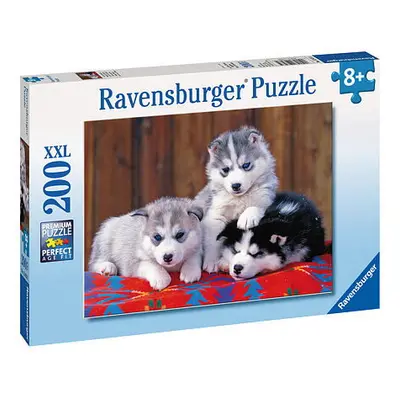 Ravensburger Štěňata Husky Puzzle 200 XXL dílků