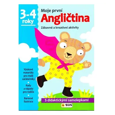 Angličtina - 3-4 roky - samolepky (Moje první angličtina)