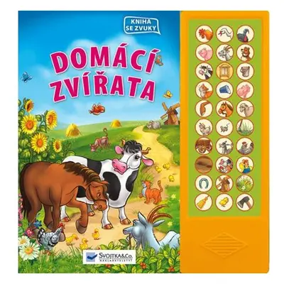 Domácí zvířata – kniha se zvuky