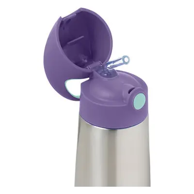 b.box Termoska na pití s brčkem 350 ml - lilac pop