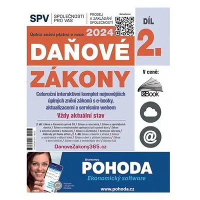 Daňové zákony 2024 (Díl 2.)