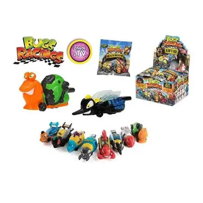 Mikro Bugs Racings 9cm foukni a jeď 8druhů v sáčku