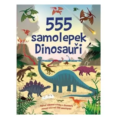 555 samolepek Dinosauři