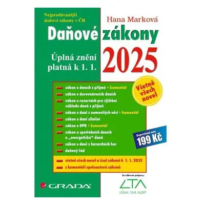 Daňové zákony 2024 - Úplná znění k 1. 1. 2025