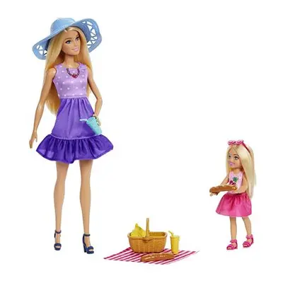 Mattel Barbie PANENKY MALIBU A CHELSEA NA PIKNIKU