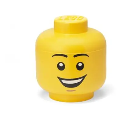 LEGO úložná hlava (velikost L) - šťastný chlapec