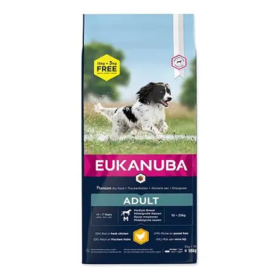 EUKANUBA Adult Medium Breed - BONUS 18 kg