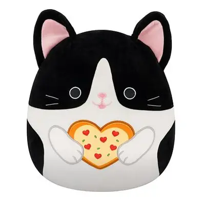 SQUISHMALLOWS Černo bílá kočka - Cicely, 30 cm