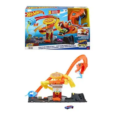 Mattel Hot Wheels City Hladová kobra útočí na pizzerku