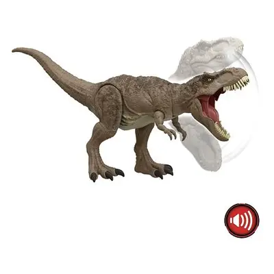 Mattel Jurassic World Zběsilý útok T-Rexe se zvuky