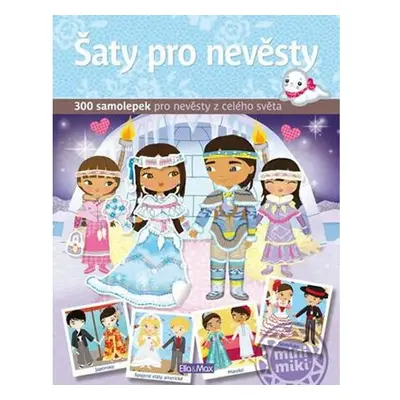 Šaty pro nevěsty - kniha samolepek