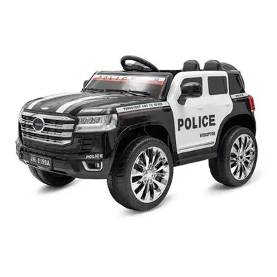 Baby Mix Dětské elektrické autíčko Police 4x4 černé