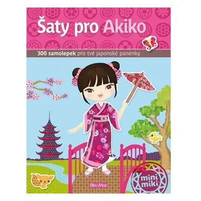 Šaty pro Akiko - kniha samolepek