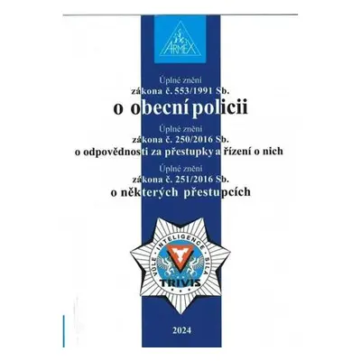 Zákon o obecní policii č. 553/1991 Sb., Zákon o odpovědnosti za přestupky a řízení o nich č. 250