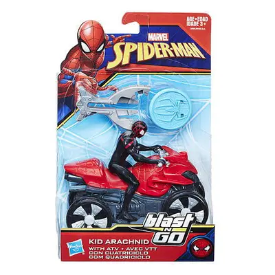 14B9705 SPD 15 cm Spiderman na čtyřkolce - poškozený obal