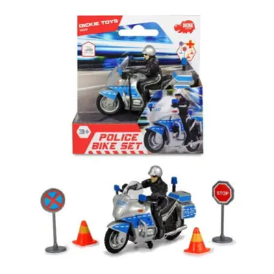 D 3342001 Policejní motocykl 10 cm s přísl. - poškozený obal